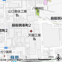 天龍エアロコンポーネント株式会社周辺の地図