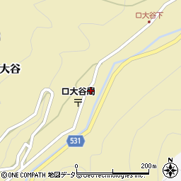 兵庫県美方郡香美町村岡区口大谷609周辺の地図