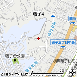 神奈川県横浜市磯子区磯子4丁目14-25周辺の地図