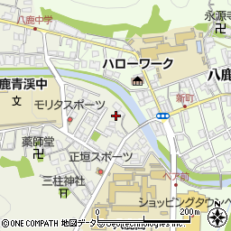 兵庫県養父市八鹿町九鹿118周辺の地図