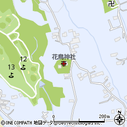 花鳥神社周辺の地図