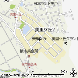 岐阜県可児市美里ケ丘周辺の地図