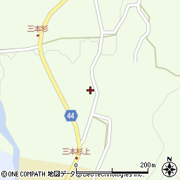 鳥取県東伯郡琴浦町三本杉1129周辺の地図