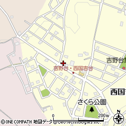 吉野台ストア周辺の地図
