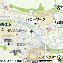 兵庫県養父市八鹿町九鹿104-15周辺の地図