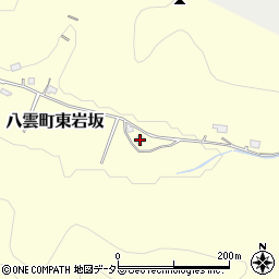 島根県松江市八雲町東岩坂1145周辺の地図