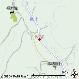 砂子田周辺の地図