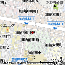 岐阜県岐阜市加納前田町21周辺の地図