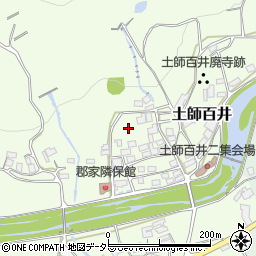鳥取県八頭郡八頭町土師百井周辺の地図