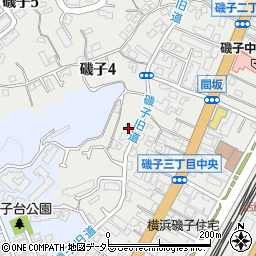 神奈川県横浜市磯子区磯子4丁目11周辺の地図