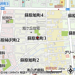 岐阜県各務原市蘇原旭町3丁目29周辺の地図