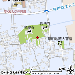 鹿座神社周辺の地図