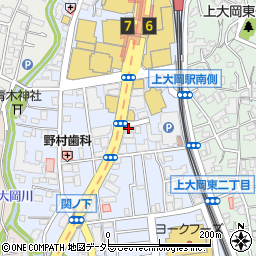 カラオケモコモコ 上大岡店周辺の地図