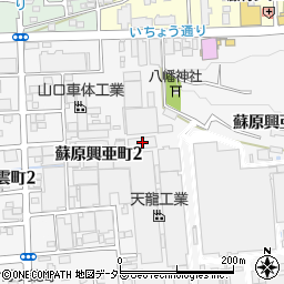 天龍興亜荘周辺の地図