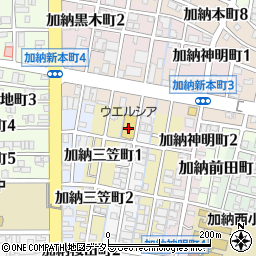 ウエルシア岐阜加納本石町店周辺の地図