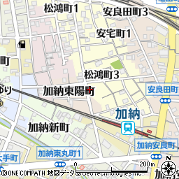 松鴻町3丁目4 中島パーキング☆akippa駐車場周辺の地図