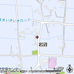 千葉県長生郡長生村岩沼1444周辺の地図