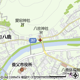兵庫県養父市八鹿町八鹿843周辺の地図
