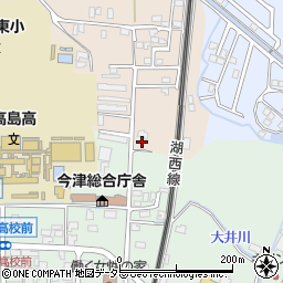 滋賀県高島市今津町弘川6周辺の地図