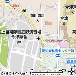 滋賀県高島市今津町弘川251-2周辺の地図