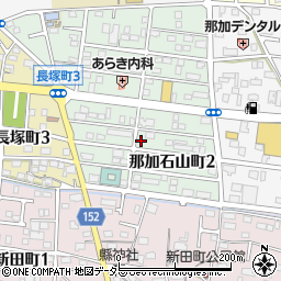 岐阜県各務原市那加石山町2丁目40周辺の地図