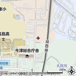 滋賀県高島市今津町弘川6-3周辺の地図