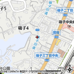 神奈川県横浜市磯子区磯子4丁目11-34周辺の地図