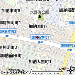 岐阜商工信用組合加納支店周辺の地図