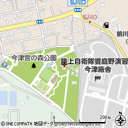 弘川祭周辺の地図