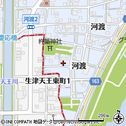 長良川　長生館周辺の地図
