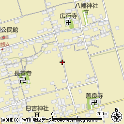 滋賀県長浜市曽根町周辺の地図
