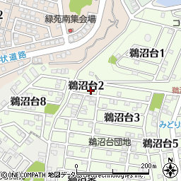 岐阜県各務原市鵜沼台2丁目53周辺の地図