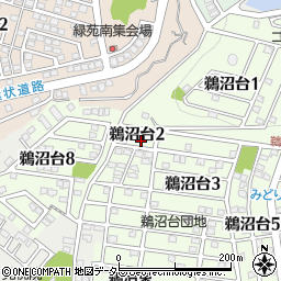 岐阜県各務原市鵜沼台2丁目52周辺の地図