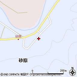鳥取県東伯郡三朝町砂原164周辺の地図
