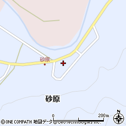 鳥取県東伯郡三朝町砂原184周辺の地図
