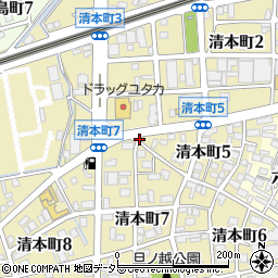 岐阜県岐阜市清本町周辺の地図