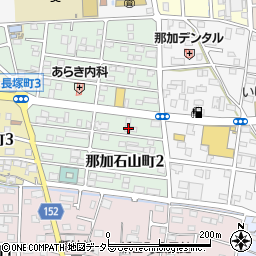 岐阜県各務原市那加石山町2丁目22周辺の地図