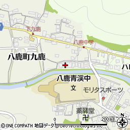 兵庫県養父市八鹿町九鹿230-2周辺の地図