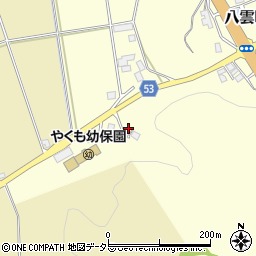 島根県松江市八雲町東岩坂120-3周辺の地図