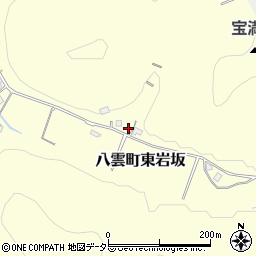 島根県松江市八雲町東岩坂1125周辺の地図