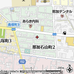 岐阜県各務原市那加石山町2丁目20周辺の地図