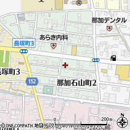 岐阜県各務原市那加石山町2丁目20周辺の地図