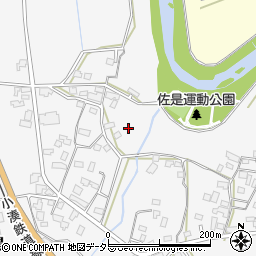 千葉県市原市佐是周辺の地図