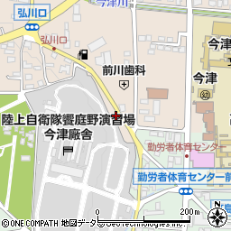 滋賀県高島市今津町弘川251-1周辺の地図