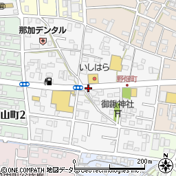 岐阜県各務原市那加野畑町周辺の地図