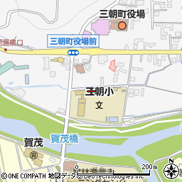 三朝町立三朝小学校周辺の地図