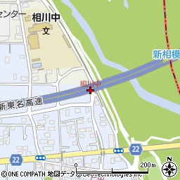 相川中周辺の地図