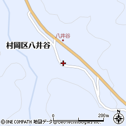 兵庫県美方郡香美町村岡区八井谷672周辺の地図