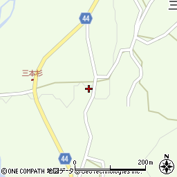 鳥取県東伯郡琴浦町三本杉1069周辺の地図