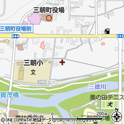 日本海新聞三朝販売所・通信部中松新聞舗周辺の地図